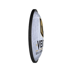 Vegas Golden Knights: Ice Rink - Oval Slimline Lighted Wall Sign - The Fan-Brand