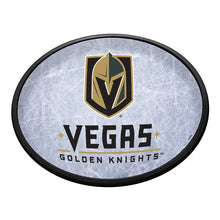 Load image into Gallery viewer, Vegas Golden Knights: Ice Rink - Oval Slimline Lighted Wall Sign - The Fan-Brand