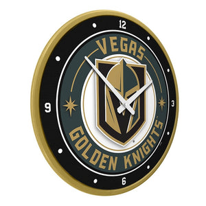 Vegas Golden Knights: Modern Disc Wall Clock - The Fan-Brand