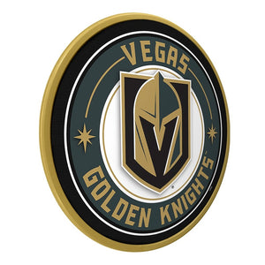 Vegas Golden Knights: Modern Disc Wall Sign - The Fan-Brand
