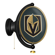 Load image into Gallery viewer, Vegas Golden Knights: Original Oval Rotating Lighted Wall Sign - The Fan-Brand