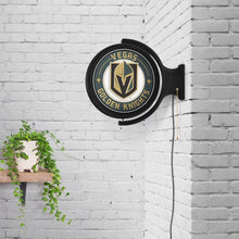 Load image into Gallery viewer, Vegas Golden Knights: Original Round Rotating Lighted Wall Sign - The Fan-Brand