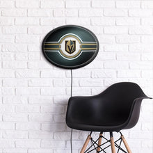 Load image into Gallery viewer, Vegas Golden Knights: Oval Slimline Lighted Wall Sign - The Fan-Brand