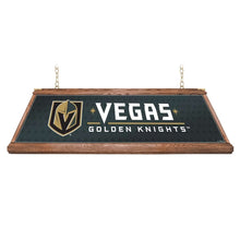 Load image into Gallery viewer, Vegas Golden Knights: Premium Wood Pool Table Light - The Fan-Brand