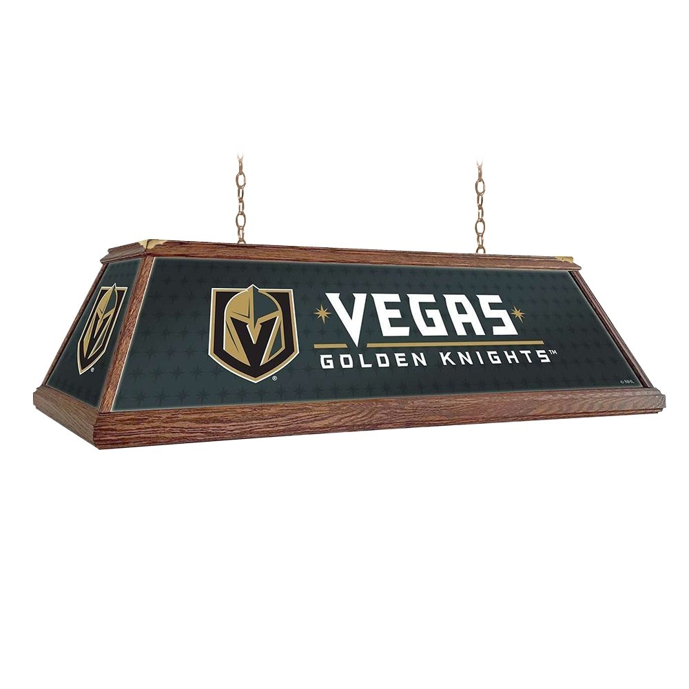 Vegas Golden Knights: Premium Wood Pool Table Light - The Fan-Brand