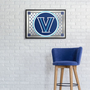 Villanova Cavaliers: Team Spirit - Framed Mirrored Wall Sign - The Fan-Brand