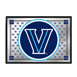 Villanova Cavaliers: Team Spirit - Framed Mirrored Wall Sign - The Fan-Brand