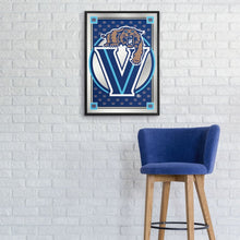 Load image into Gallery viewer, Villanova Cavaliers: Team Spirit, Mascot - Framed Mirrored Wall Sign - The Fan-Brand