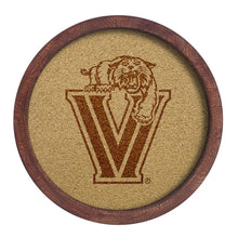 Load image into Gallery viewer, Villanova Wildcats: Mascot - &quot;Faux&quot; Barrel Framed Cork Board - The Fan-Brand