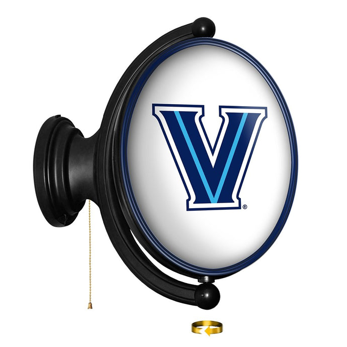 Villanova Wildcats: Original Oval Rotating Lighted Wall Sign - The Fan-Brand