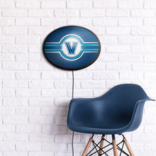 Load image into Gallery viewer, Villanova Wildcats: Oval Slimline Lighted Wall Sign - The Fan-Brand