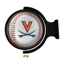 Load image into Gallery viewer, Virginia Cavaliers: Baseball - Original Round Rotating Lighted Wall Sign - The Fan-Brand