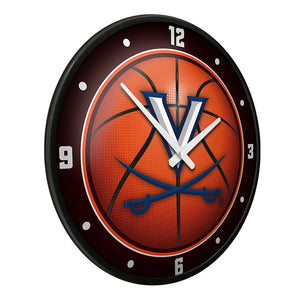 Virginia Cavaliers: Basketball - Modern Disc Wall Clock - The Fan-Brand