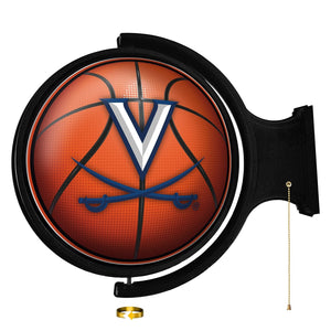 Virginia Cavaliers: Basketball - Original Round Rotating Lighted Wall Sign - The Fan-Brand