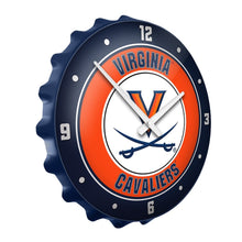 Load image into Gallery viewer, Virginia Cavaliers: Bottle Cap Wall Clock - The Fan-Brand