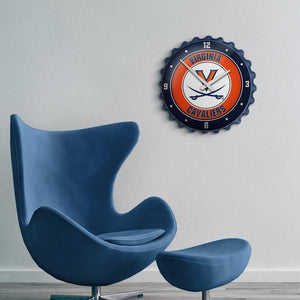 Virginia Cavaliers: Bottle Cap Wall Clock - The Fan-Brand