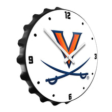 Load image into Gallery viewer, Virginia Cavaliers: Logo - Bottle Cap Wall Clock - The Fan-Brand