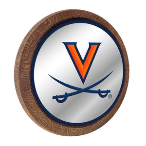 Virginia Cavaliers: Mirrored Barrel Top Mirrored Wall Sign - The Fan-Brand