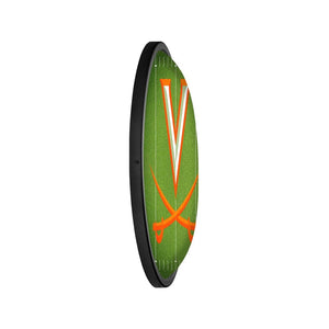 Virginia Cavaliers: On the 50 - Oval Slimline Lighted Wall Sign - The Fan-Brand