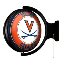 Load image into Gallery viewer, Virginia Cavaliers: Original Round Rotating Lighted Wall Sign - The Fan-Brand