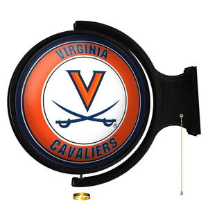 Virginia Cavaliers: Original Round Rotating Lighted Wall Sign - The Fan-Brand