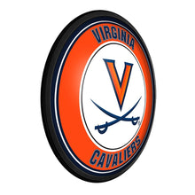 Load image into Gallery viewer, Virginia Cavaliers: Round Slimline Lighted Wall Sign - The Fan-Brand