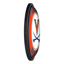 Load image into Gallery viewer, Virginia Cavaliers: Round Slimline Lighted Wall Sign - The Fan-Brand