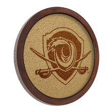 Load image into Gallery viewer, Virginia Cavaliers: Shield - &quot;Faux&quot; Barrel Framed Cork Board - The Fan-Brand