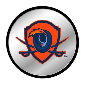 Virginia Cavaliers: Shield - Modern Disc Mirrored Wall Sign - The Fan-Brand