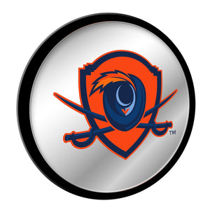 Virginia Cavaliers: Shield - Modern Disc Mirrored Wall Sign - The Fan-Brand