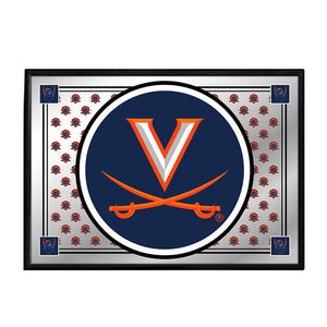 Virginia Cavaliers: Team Spirit - Framed Mirrored Wall Sign - The Fan-Brand