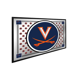 Virginia Cavaliers: Team Spirit - Framed Mirrored Wall Sign - The Fan-Brand