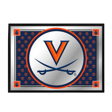 Load image into Gallery viewer, Virginia Cavaliers: Team Spirit - Framed Mirrored Wall Sign - The Fan-Brand