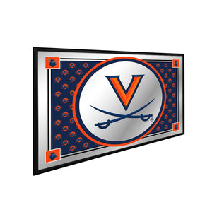 Virginia Cavaliers: Team Spirit - Framed Mirrored Wall Sign - The Fan-Brand