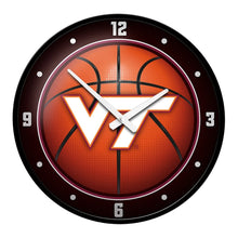 Load image into Gallery viewer, Virginia Tech Hokies: Basketball - Modern Disc Wall Clock - The Fan-Brand