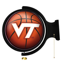 Load image into Gallery viewer, Virginia Tech Hokies: Basketball - Original Round Rotating Lighted Wall Sign - The Fan-Brand