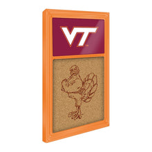 Load image into Gallery viewer, Virginia Tech Hokies: Dual Logos - Cork Note Board - The Fan-Brand
