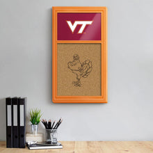 Load image into Gallery viewer, Virginia Tech Hokies: Dual Logos - Cork Note Board - The Fan-Brand