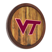 Load image into Gallery viewer, Virginia Tech Hokies: &quot;Faux&quot; Barrel Top Sign - The Fan-Brand