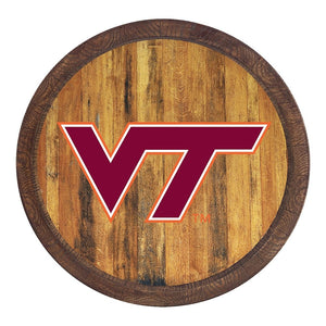 Virginia Tech Hokies: "Faux" Barrel Top Sign - The Fan-Brand