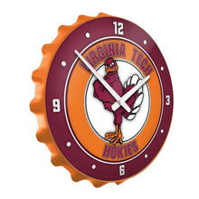 Load image into Gallery viewer, Virginia Tech Hokies: Mascot - Bottle Cap Wall Clock - The Fan-Brand