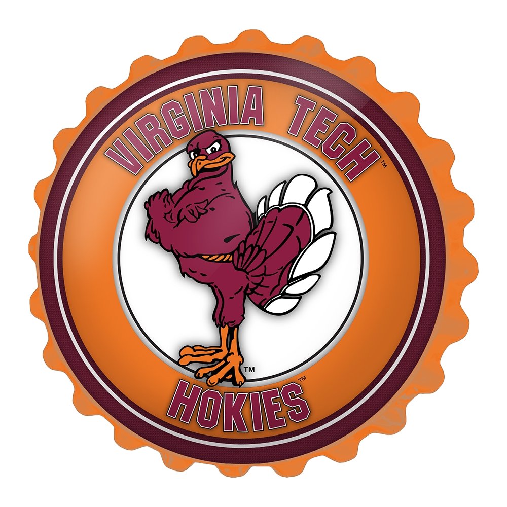 Virginia Tech Hokies: Mascot - Bottle Cap Wall Sign - The Fan-Brand