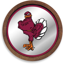 Load image into Gallery viewer, Virginia Tech Hokies: Mascot - &quot;Faux&quot; Barrel Top Mirrored Wall Sign - The Fan-Brand
