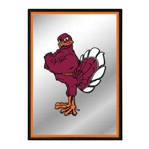 Virginia Tech Hokies: Mascot - Framed Mirrored Wall Sign - The Fan-Brand