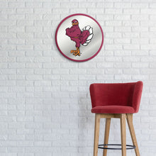 Load image into Gallery viewer, Virginia Tech Hokies: Mascot - Modern Disc Mirrored Wall Sign - The Fan-Brand