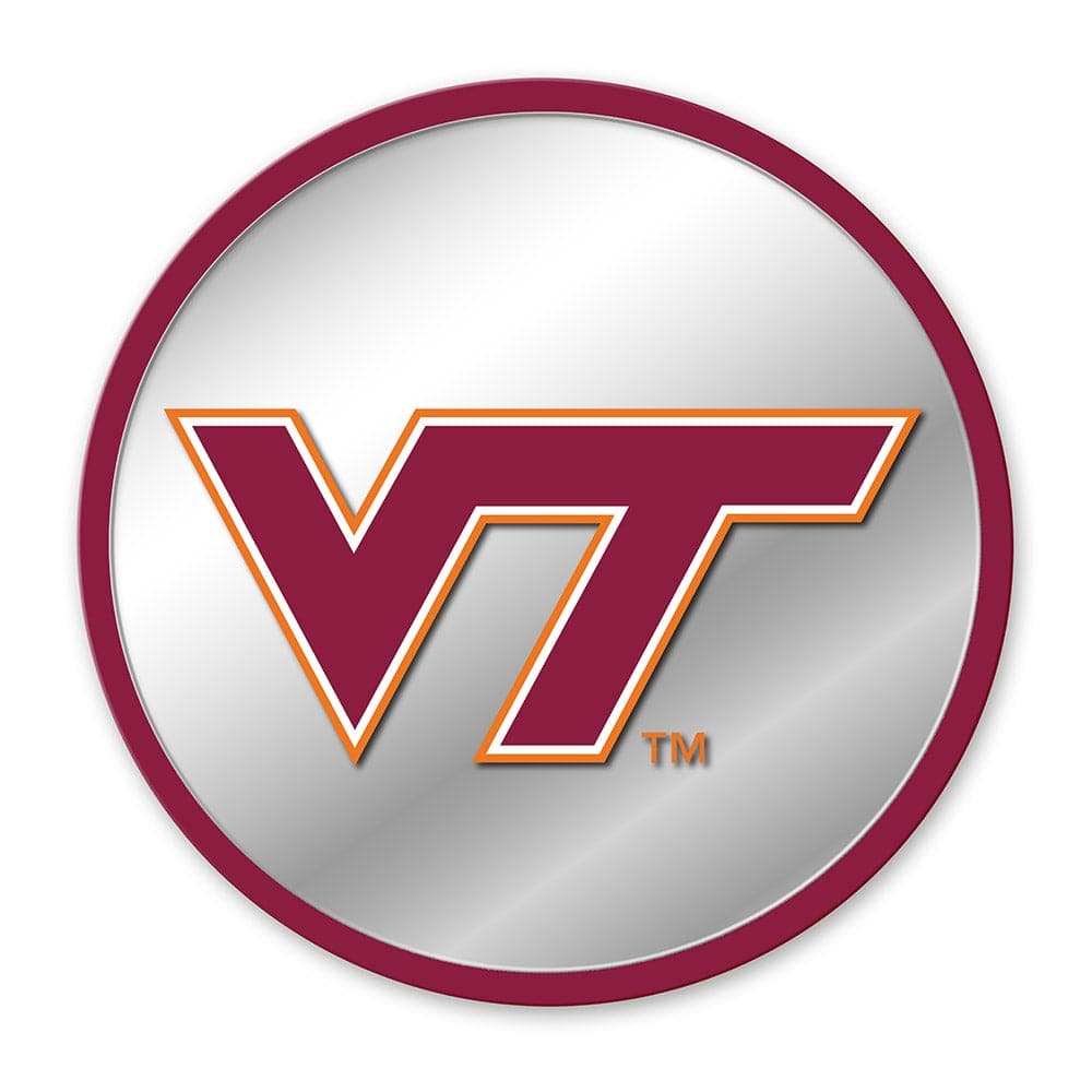 Virginia Tech Hokies: Modern Disc Mirrored Wall Sign - The Fan-Brand