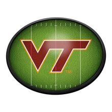 Load image into Gallery viewer, Virginia Tech Hokies: On the 50 - Oval Slimline Lighted Wall Sign - The Fan-Brand