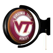 Load image into Gallery viewer, Virginia Tech Hokies: Original Round Rotating Lighted Wall Sign - The Fan-Brand