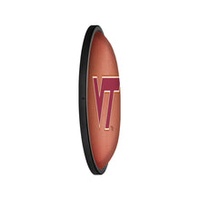 Load image into Gallery viewer, Virginia Tech Hokies: Pigskin - Oval Slimline Lighted Wall Sign - The Fan-Brand