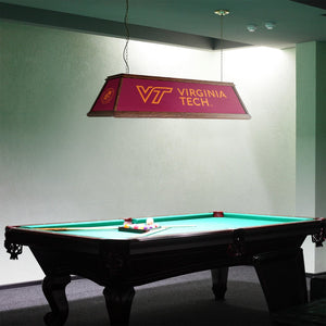 Virginia Tech Hokies: Premium Wood Pool Table Light - The Fan-Brand